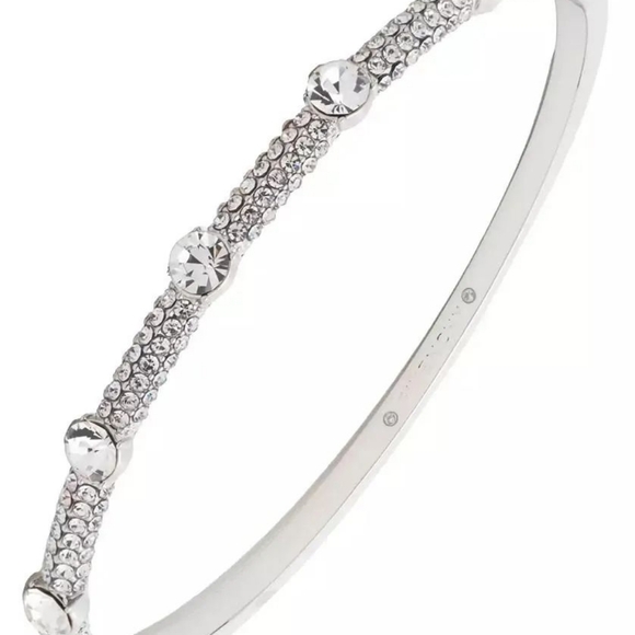 Givenchy Pavé Hoop Earrings & Bangle Bracelet - Picture 7 of 10